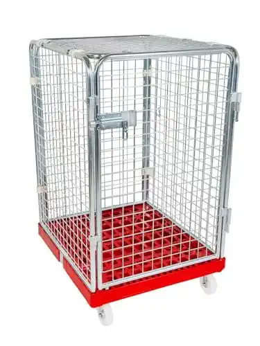 Gitterwagen der ROLLENDE SHOP 1020 mm 5 seitig abschließbar