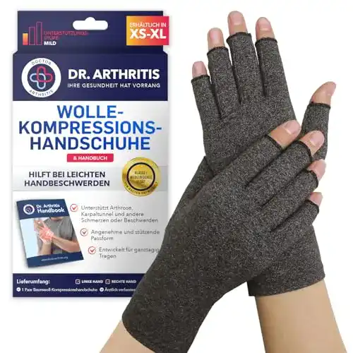 Arthrose-Handschuhe Dr. Arthritis, Handbandage, 1 Paar, M