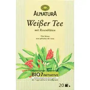 Alnatura-Tee Alnatura Weißer Tee mit Rosenblüten, 6er Pack