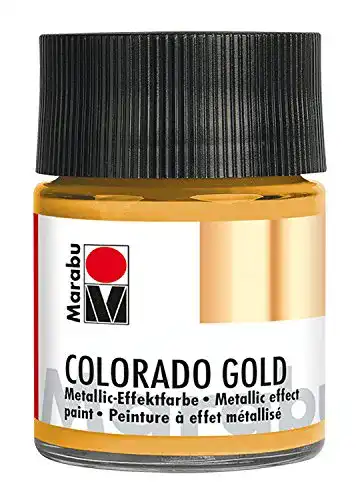 Glasfarbe Marabu 12640005784 Metallic Effektfarbe, Colorado Gold