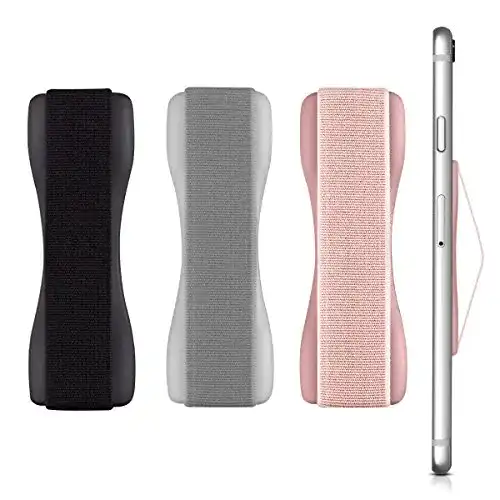 Handy-Fingerhalter Leathlux 3 x Finger-Halterung Griff