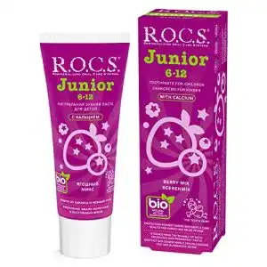 Rocs-Zahnpasta rocs R.O.C.S. Zahnpasta Junior Beerenmix 74 g