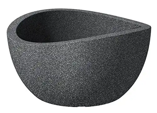 Pflanzschale Scheurich Wave Globe Bowl, rund, Kunststoff