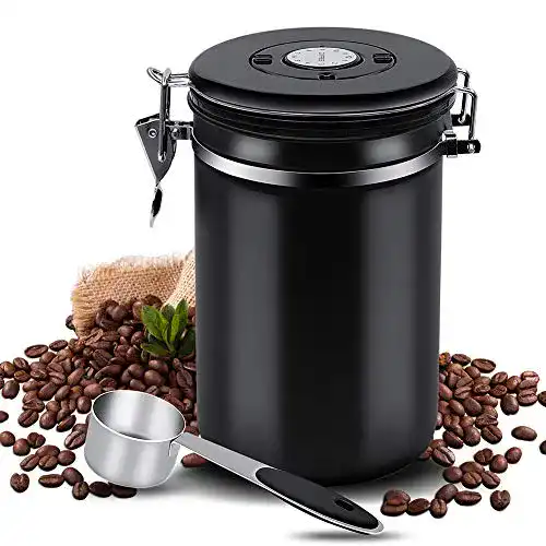 Kaffeedosen Panda Grip Kaffeedose Luftdicht, Edelstahl, 1.5L