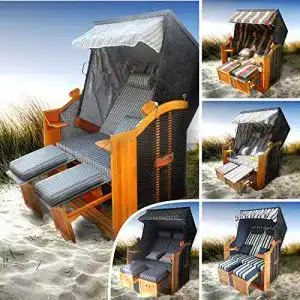 Strandkorb BRAST Deluxe 2-Sitzer XXL für 2 Personen 120cm breit
