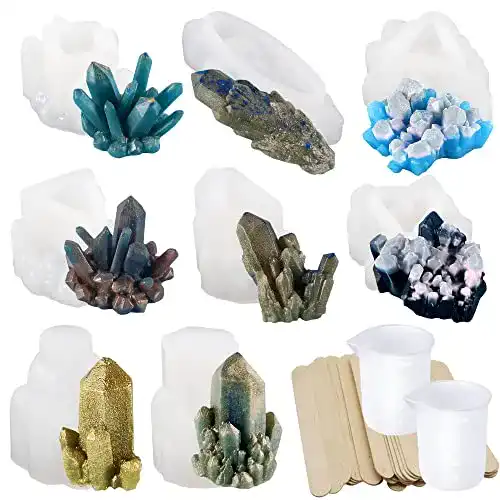 Epoxidharz-Form N\A Allazone 30 Stück Kristall Silikon Formen Resin