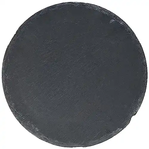 Schieferplatte LACOR Tafelplatte Runde, Tafel, 25 x 25 x 1 cm