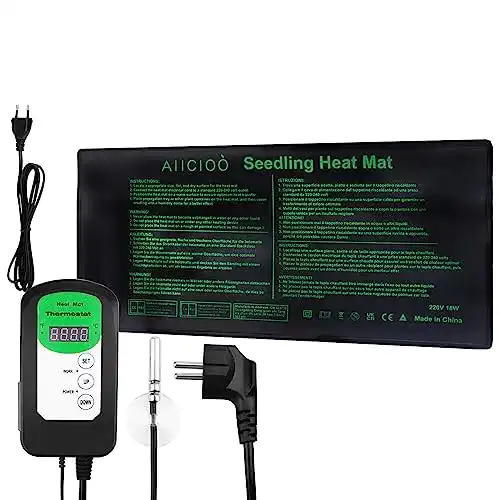 Heizmatte Pflanzen AIICIOO Sämling-Heizmatten-Thermostatregler