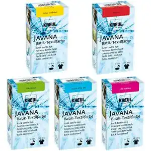 Batikfarben Javana Set, 5 Batik Textilfarben im Set Girls