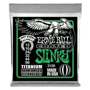 E-Gitarren-Saiten Ernie Ball Not Even Slinky Coated Titanium RPS