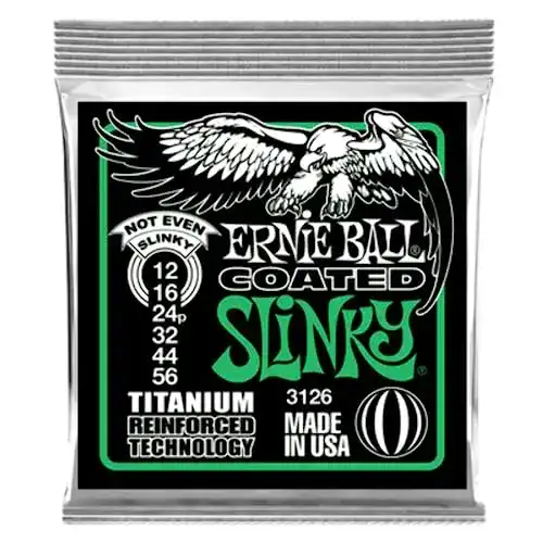 E-Gitarren-Saiten Ernie Ball Not Even Slinky Coated Titanium RPS