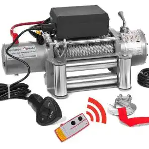 Seilwinde 12V Rotfuchs ® Elektrische Seilwinde 13000lbs 5909kg