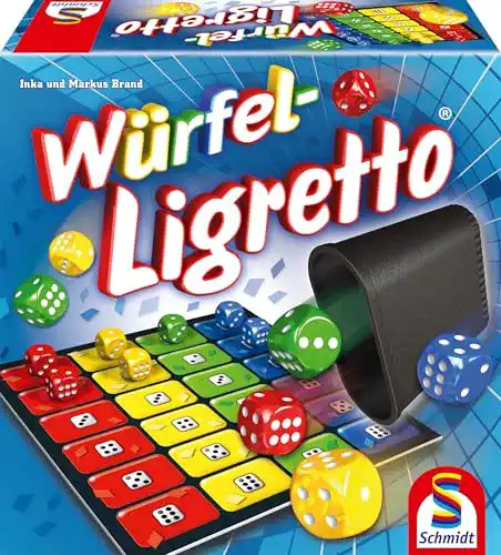 Spiele ab 8 Jahren Schmidt Spiele 49611 Würfel Ligretto