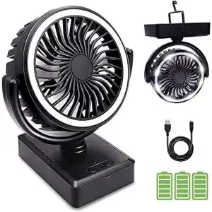 Akku-Ventilator LIADD Mini USB Tischventilator, 3 Stufen