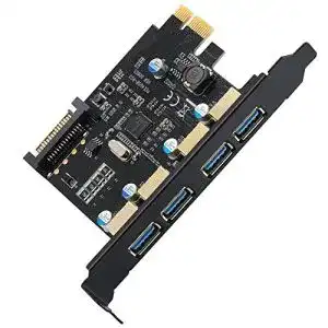 USB-PCI-Karte BEYIMEI USB3.0 4-Port-Erweiterungskarte