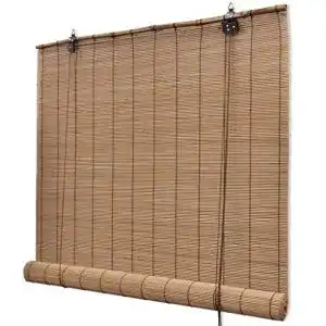 Holzjalousien vidaXL Bambusrollo Braun 120x160cm Bambus