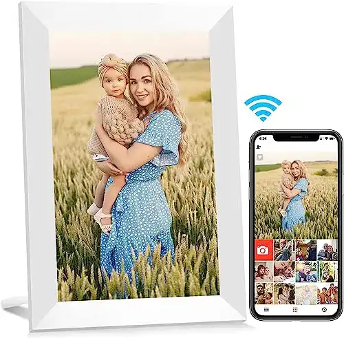 Die beste Digitaler Bilderrahmen (weiß) AEEZO WiFi 9 Zoll IPS Touchscreen 2026 Test Bestseller Digitaler Bilderrahmen (weiß) AEEZO WiFi 9 Zoll IPS Touchscreen