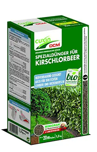 Die beste Kirschlorbeer-Dünger Cuxin 51301 Spezialdünger, 1,5 kg 2026 Test Bestseller Kirschlorbeer-Dünger Cuxin 51301 Spezialdünger, 1,5 kg