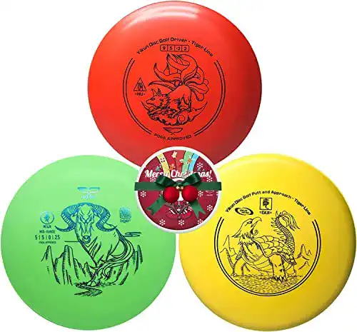 Disc-Golf YIKUN DISCS Yikun Scheiben Professional Disc Golf Set