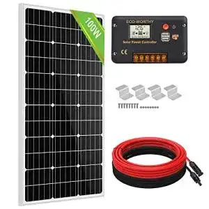 Solaranlage Wohnmobil ECO-WORTHY 100W 12V Solarpanel-Kit
