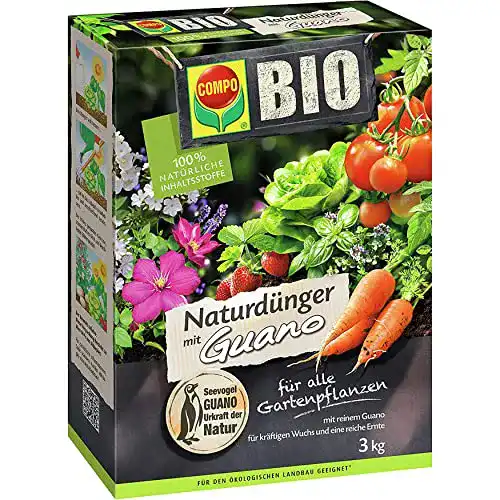 Guano-Dünger Compo BIO Naturdünger mit Guano 3 kg