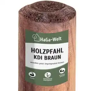 Zaunpfosten HaGa ® Holzpfahl Baumpfahl 5cmØ x 150cm