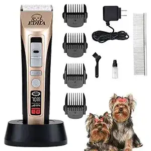 Hundeschermaschine EDHA, Tierhaarschneidemaschine Kit 5-Gang