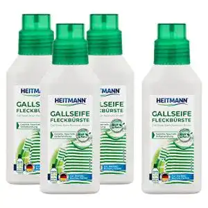 Gallseife HEITMANN Fleckbürste: Vorbehandlung, 4 x 250 ml