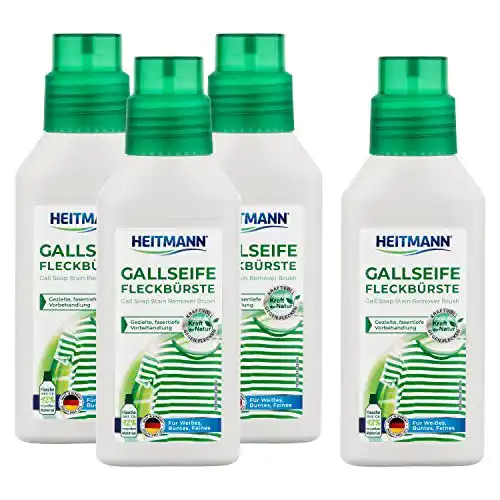 Gallseife HEITMANN Fleckbürste: Vorbehandlung, 4 x 250 ml