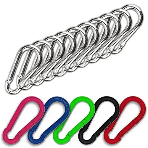Karabinerhaken C.P.Sports 10x 80mm x 8mm Stahl verzinkt