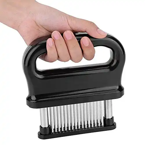 Fleischzartmacher Hztyyier Fleischklopfer mit 48 Edelstahl Nadeln