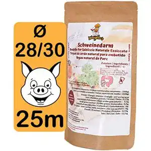 Schweinedarm Wengler’s 28/30, 1A Metzgerqualität, brühfest, 25 m