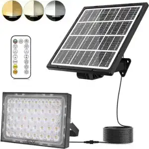 Solarstrahler CLY, Außen Solarlampe LED 5000mAh Batterie