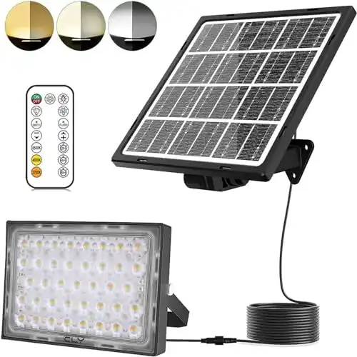 Solarstrahler CLY, Außen Solarlampe LED 5000mAh Batterie