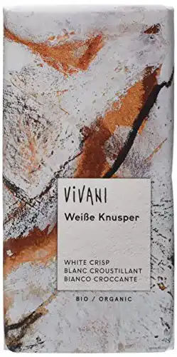 Vivani-Schokolade Vivani Weiße Knusper Schokolade 100g, Bio