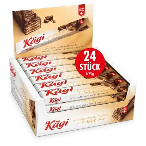 Schweizer Schokolade KÄGI FRET CLASSIC Schokoladenriegel, 24x