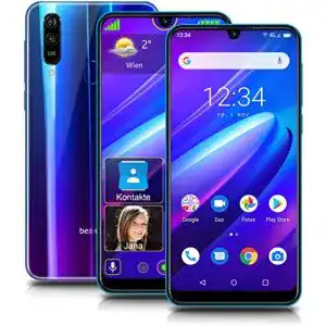 Senioren-Smartphone Beafon M6 Smartphone, blau