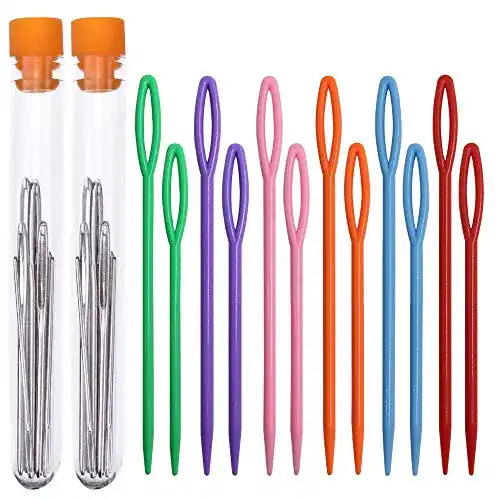 Die beste Sticknadel Senhai 30 Stck Großes Öhr Stumpfe Nadeln 2026 Test Bestseller Sticknadel Senhai 30 Stck Großes Öhr Stumpfe Nadeln