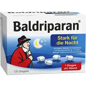 Baldrian Baldriparan Stark für die Nacht – Pflanzlich, 120 Dragees