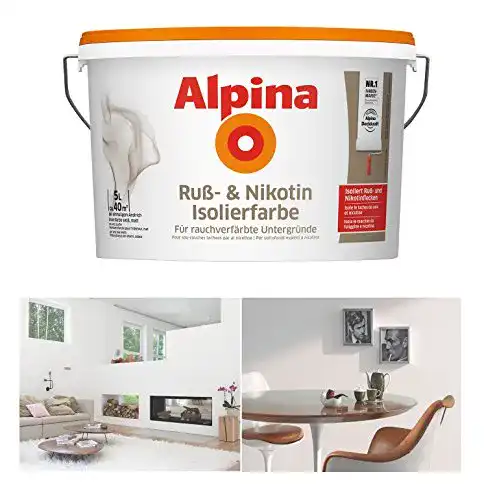 Nikotinsperre Alpina Farben GmbH Alpina Ruß- & Nikotin, 5 Liter