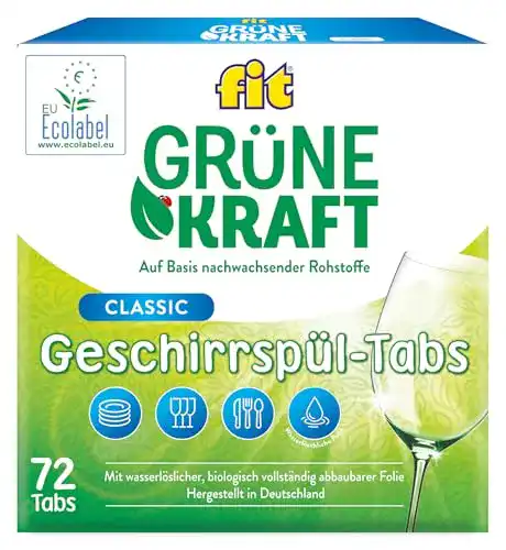 Die beste Spülmaschinentabs Unbekannt fit Grüne Kraft Classic 72 Tabs 2026 Test Bestseller Spülmaschinentabs Unbekannt fit Grüne Kraft Classic 72 Tabs