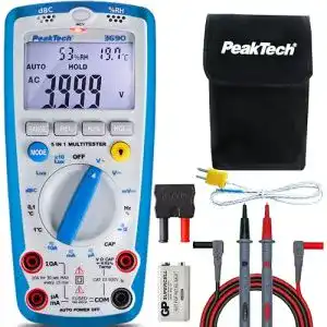 Peaktech-Multimeter PeakTech 3690 Digitales 5-in-1 Multimeter