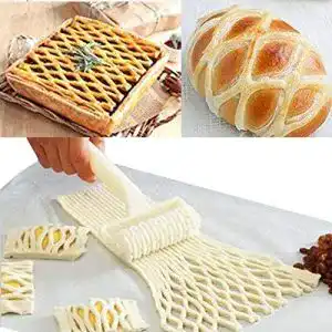 Gitterwalze A-goo Pizza Maker Pizza Teig Roller Gitter, DIY Form