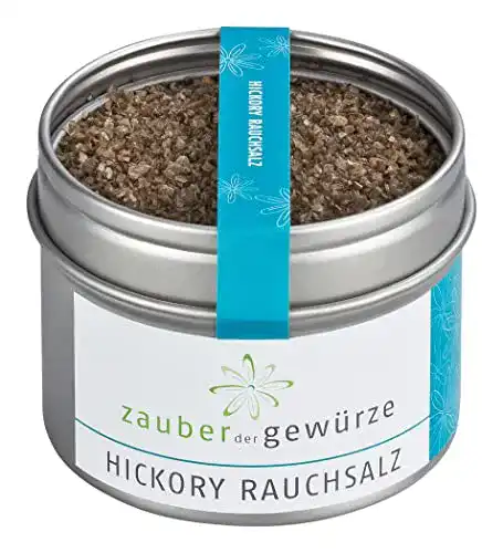 Rauchsalz Zauber der Gewürze Hickory – geräuchertes Salz, 75 g