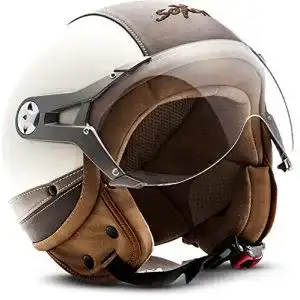 Soxon-Helm SOXON ® SP-325 Urban „Creme“ Jet-Helm