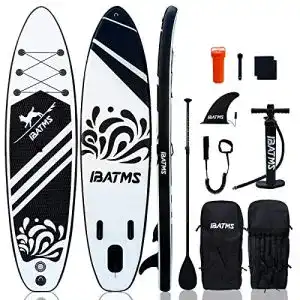 SUP-Allrounder IBATMS Aufblasbares Sup Board 10’6″ x 32″ x6″