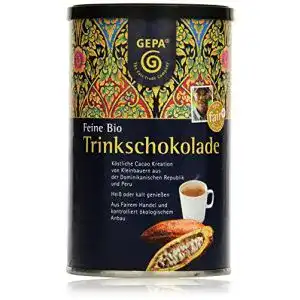 Kakaopulver GEPA Feine Bio Trinkschokolade, 2 x 250 g Packung