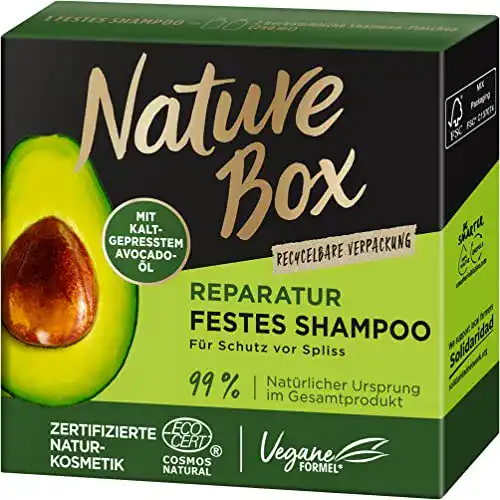 Nature-Box-Shampoo Nature Box festes Shampoo Reparatur 85 g