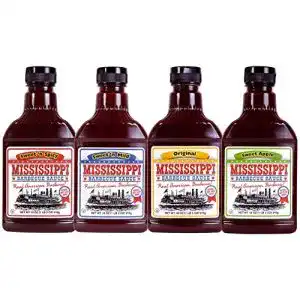 BBQ-Saucen Mississippi – Barbecue-Saucen – 4 x 510g