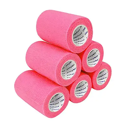 Verband COMOmed selbstklebende Bandagen Rosa 7.5 cm 6 St.